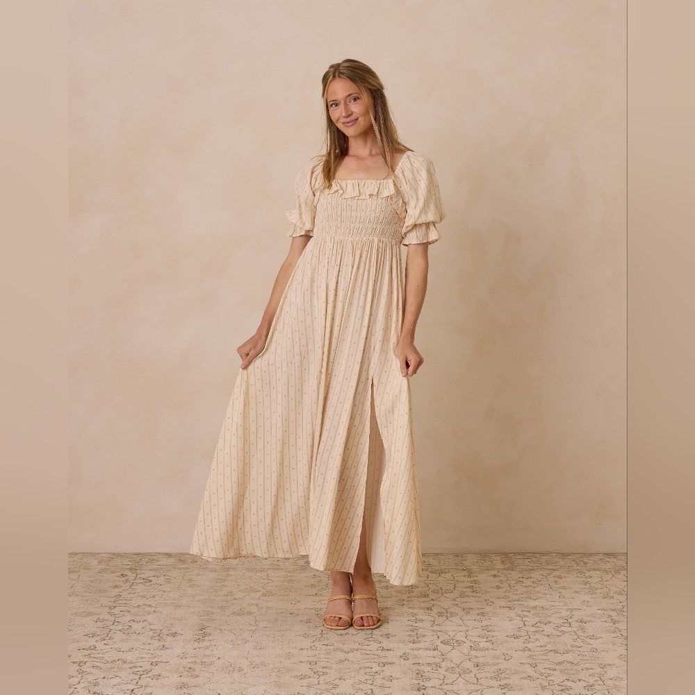 NORALEE Cream Maxi Dress Size S